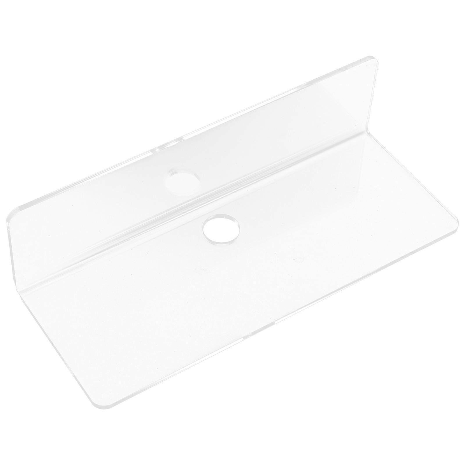 Transparent Acrylic Floating Shelf Wall Mounted Storage Rack 3Pcs