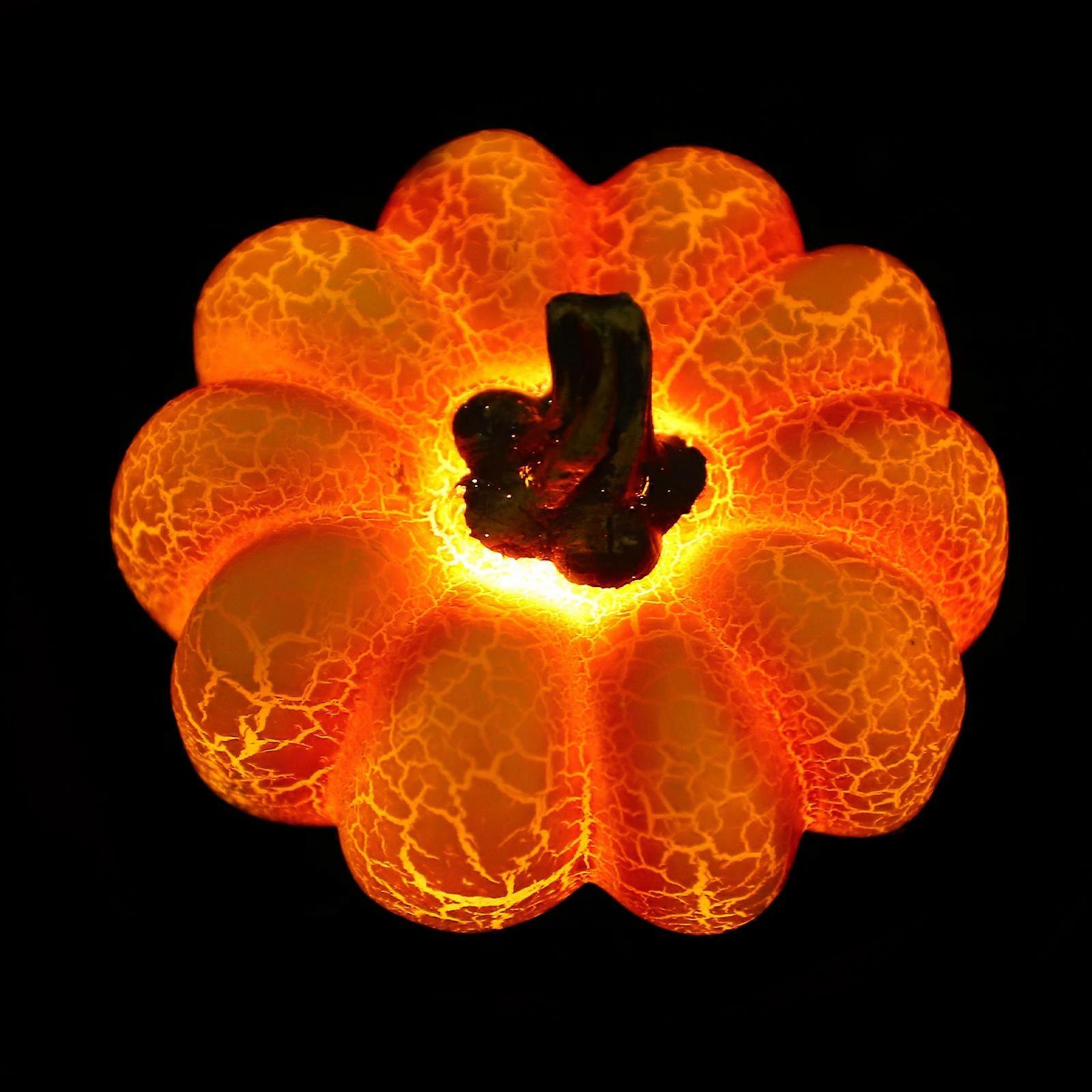Pumpkin Lights Halloween Lamp for Festival Use with 4Pcs LED Decorations