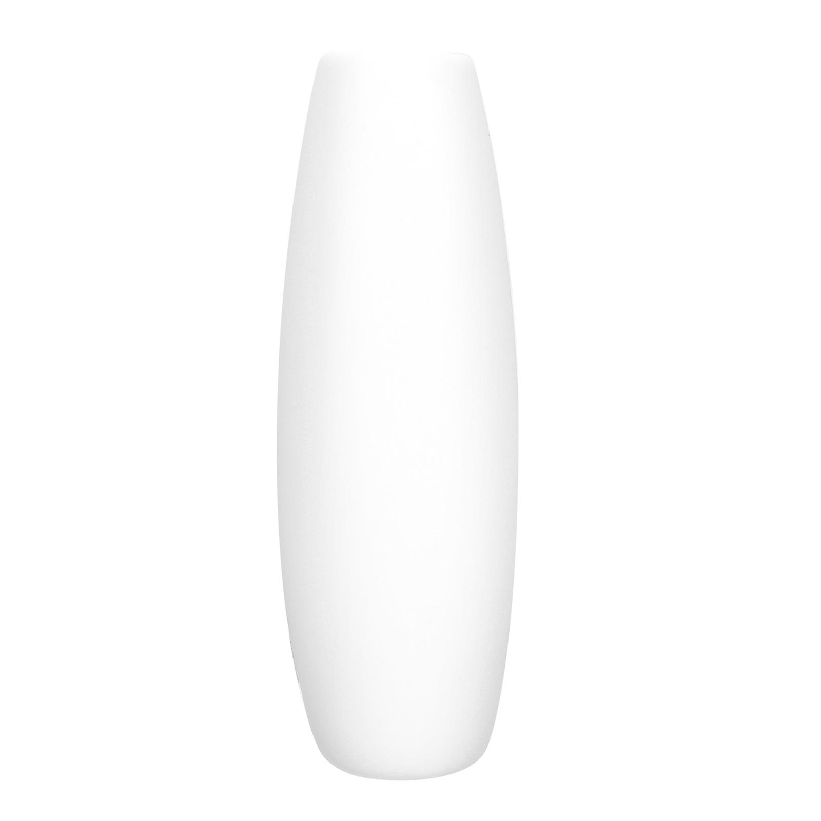 2Pcs Ceramic Flower Arrangement Container for Decoration White Vase