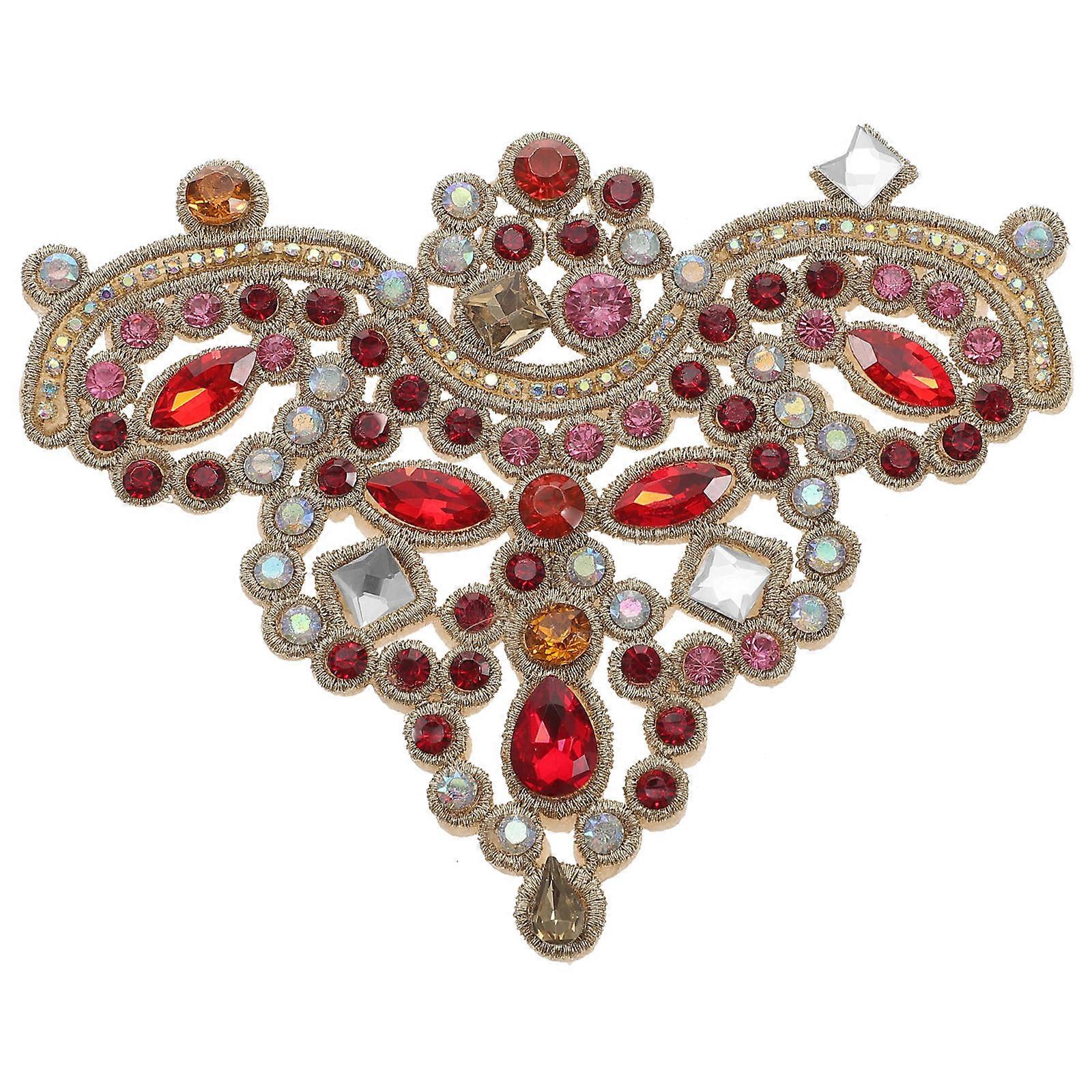 Rhinestone Patch Applique for Clothing DIY on Applique Patch