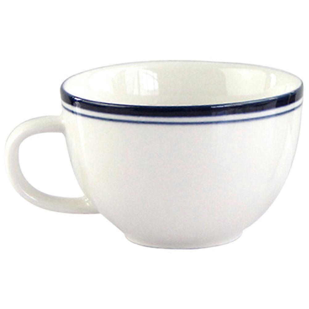 Blue Ceramic Coffee Mug for Tea Drinking 4Pcs Household Use