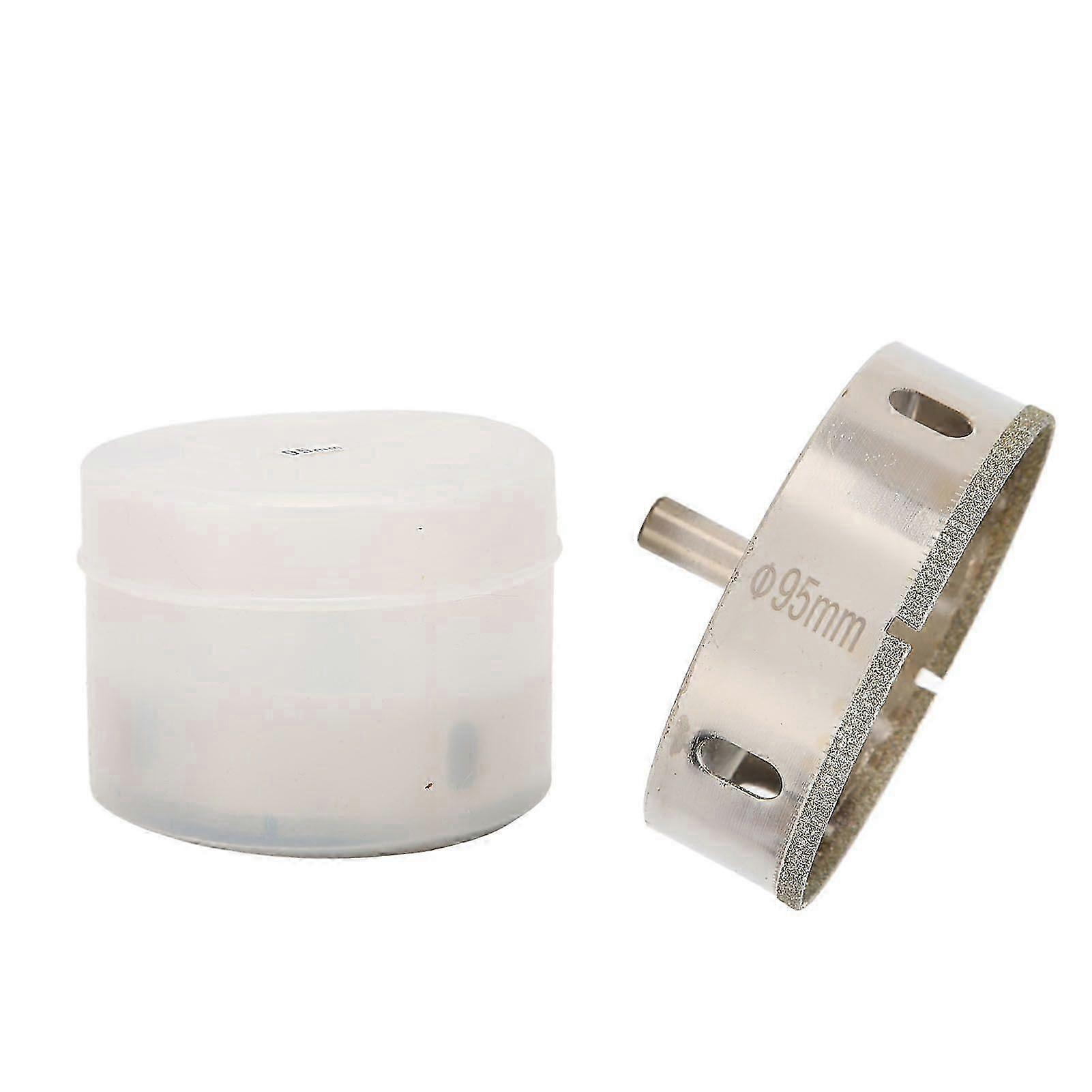 מסור חור יהלום דגם 95 מ"מ לשנת 2025, אריחי קרמיקה, פורצלן וזכוכית