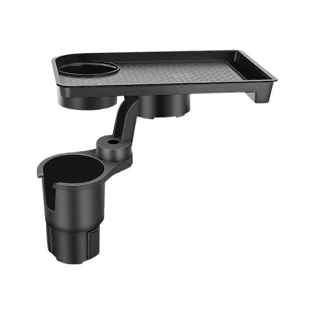 Multifunctional Car Seat Tray Adjustable Angle Organizer with Cup Phone Holder for Snacks Storage Stable Design Easy Install
