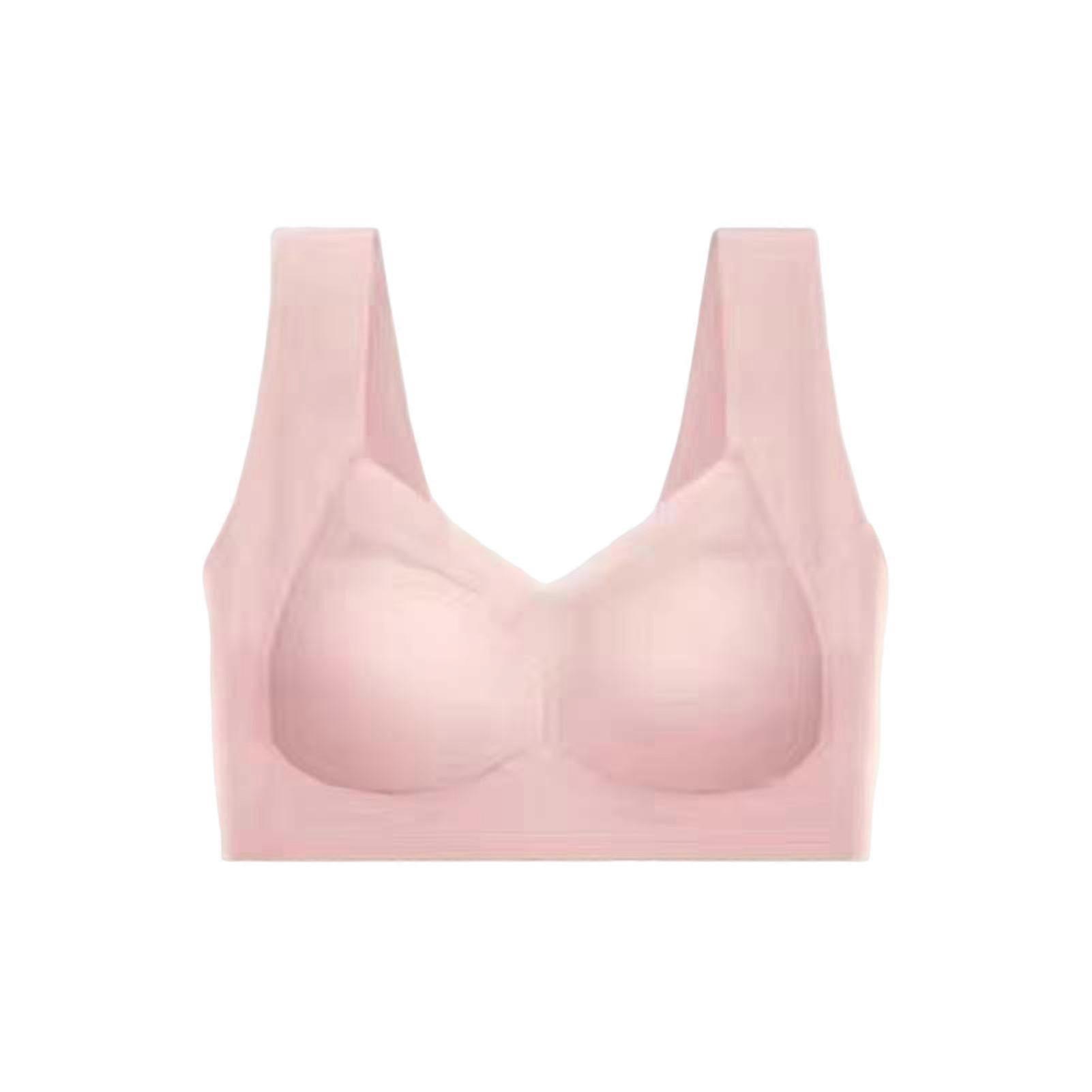 Women's Wireless Push-up Bra Full Coverage Side Heightening Design for Everyday Basic Wear