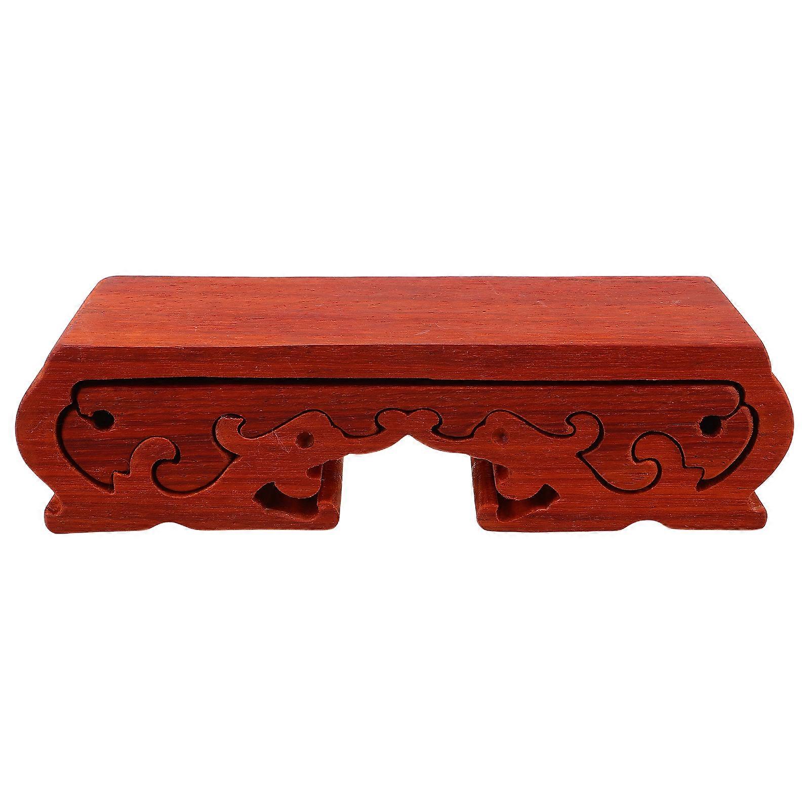 Wooden Riser Bracket Wood Display Stand for Decoration