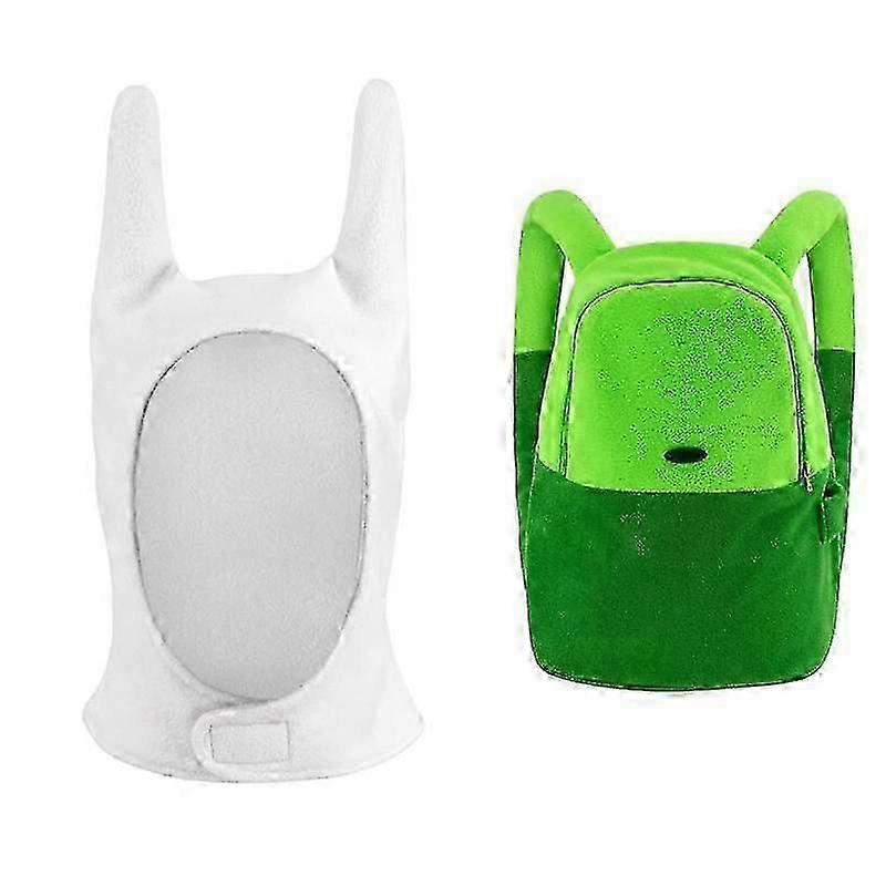 アニメゲームコスプレ帽子子供用かわいいグリーンぬいぐるみバックパック白いウサギの耳イースターデーコスチュームハロウィンアクセサリー-良い