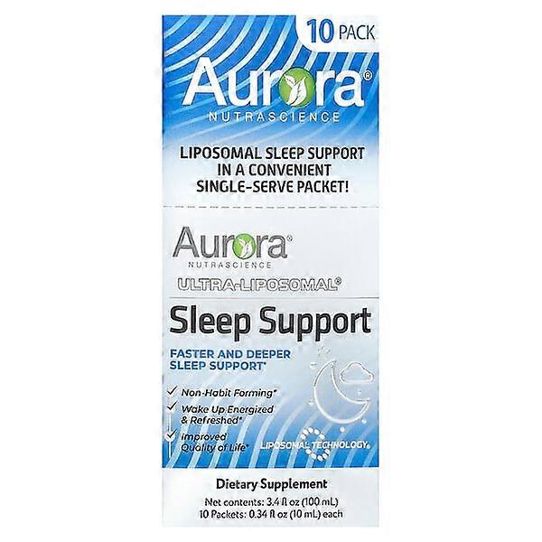 Aurora Nutrascience, Ultra-LiposomalÃÂÃÂÃÂÃÂ®, Sleep Support, 10 Packets, 0.34 fl oz (10 ml) Each