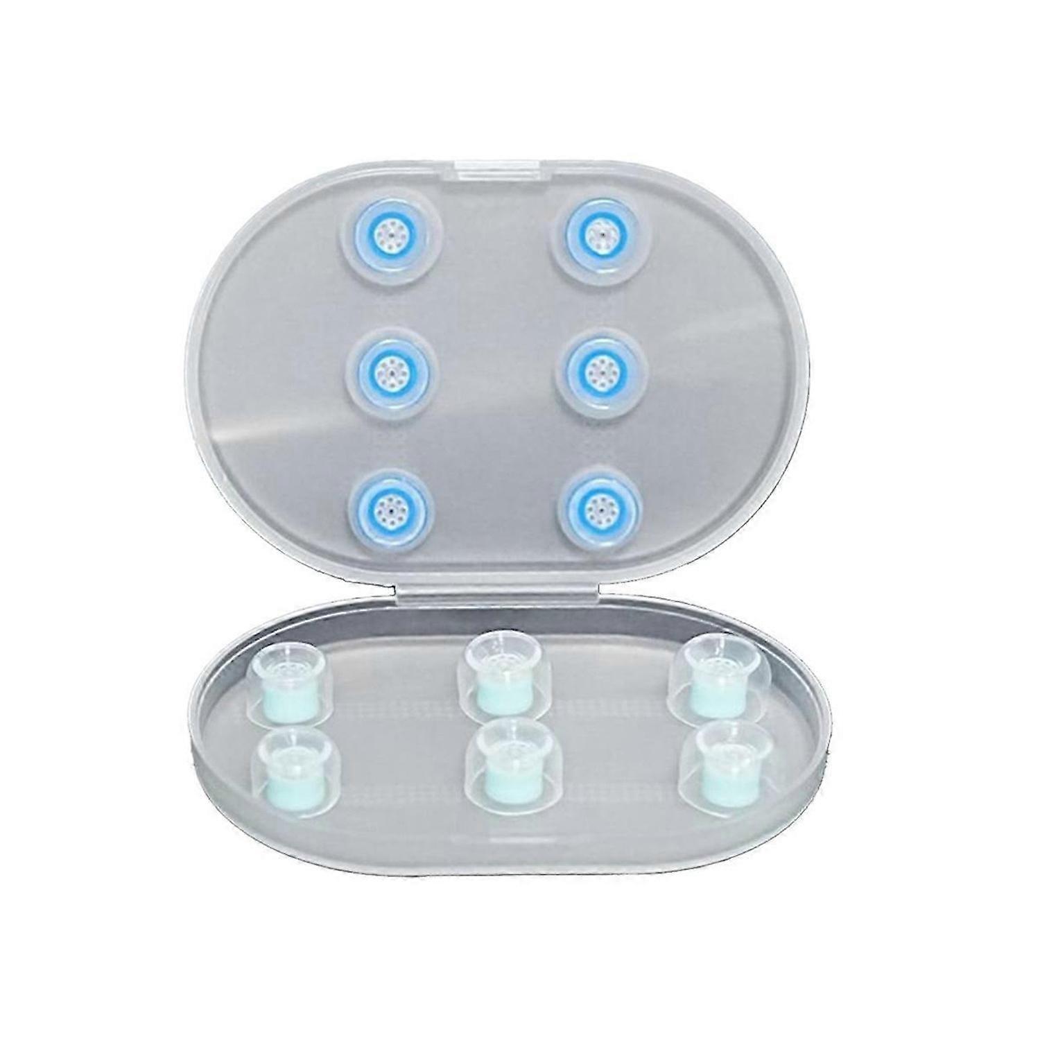 In-Ear Silicone Replaceable Ear Tips 3 Pairs Soft and Comfortable for S Size Wired Headphone Accesso