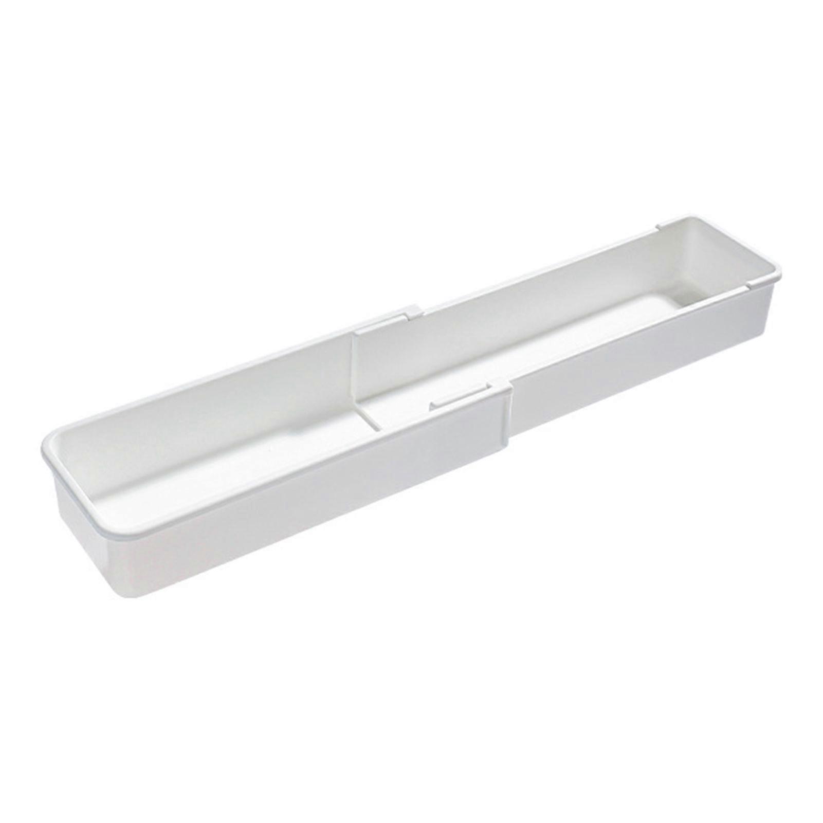 Telescopic Storage Box Drawer Organizer Large Capacity Smooth Edge Retractable Design Space-Saving Tableware Sorting Box