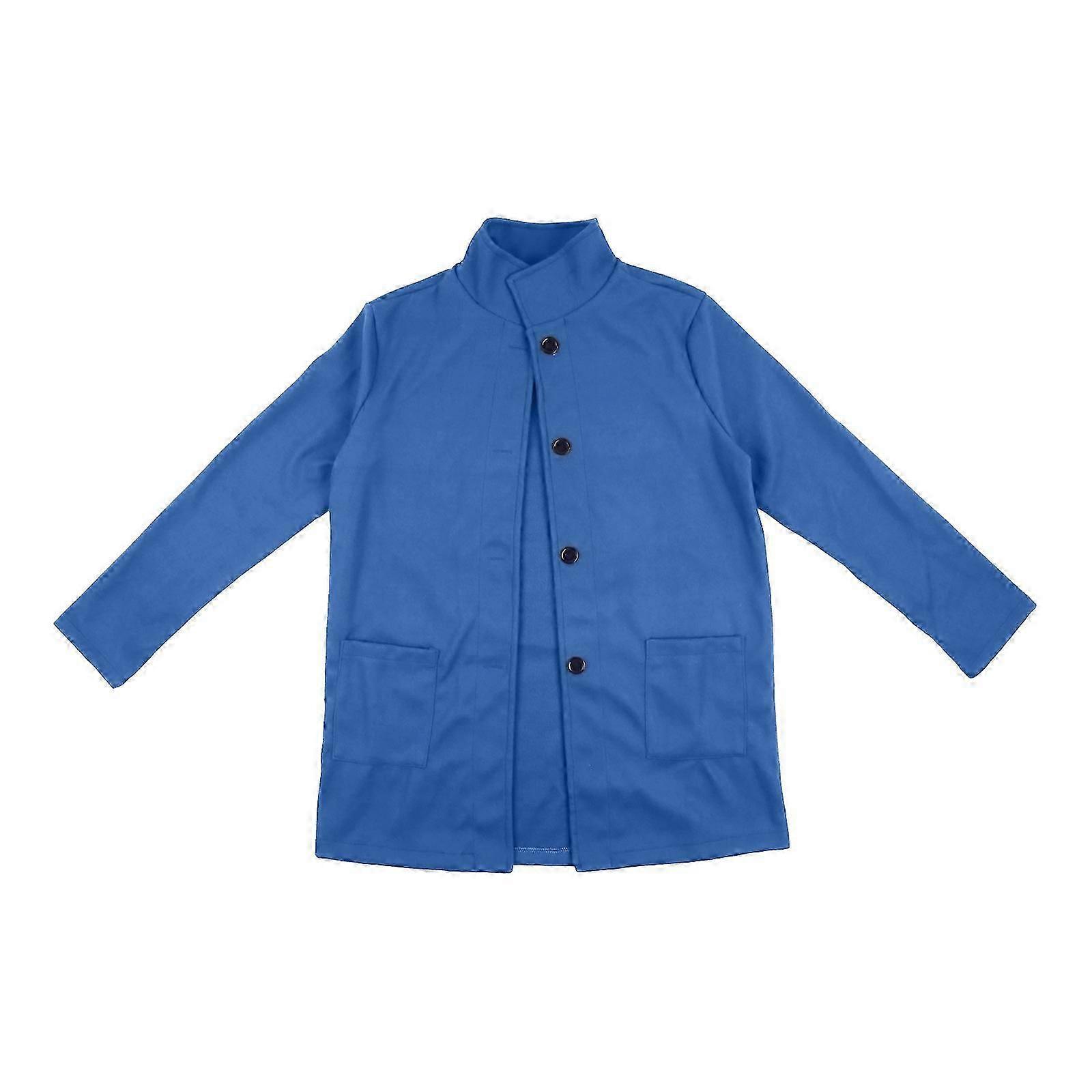 Women's Winter Button Up Casual Coat with Stand Collar and Pockets
