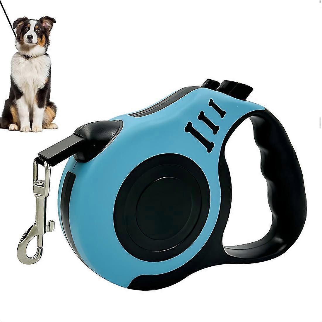 Retractable Dog Leashes 5 M Length Collar Included For Medium And Small Dogs Durable Extendable Automatic