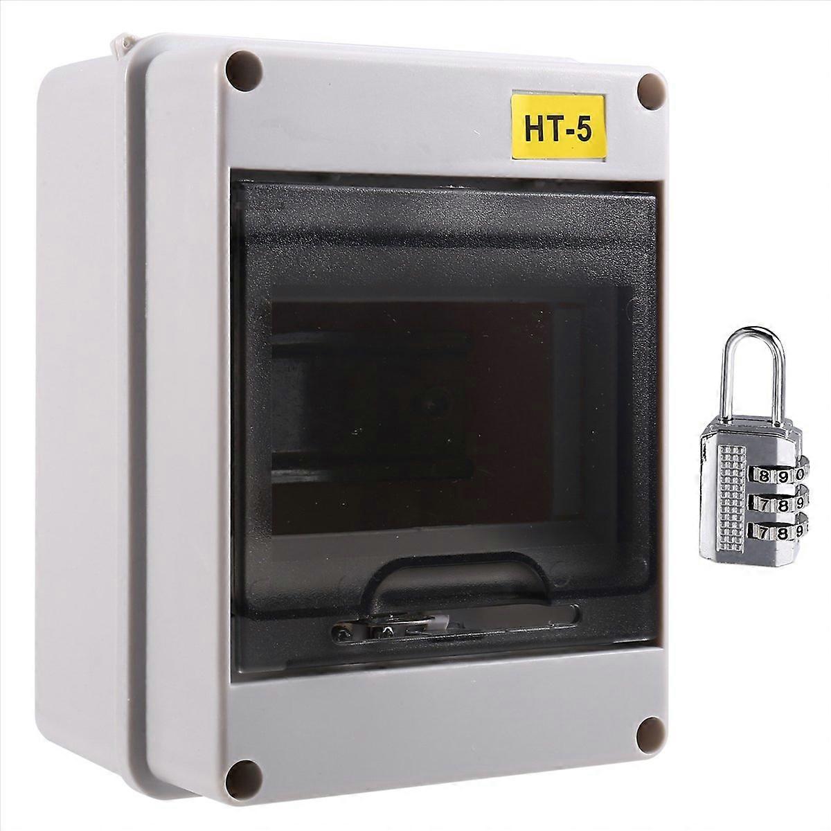 HT Series 5WAY IP65 Waterproof Distribution Box with Lock
