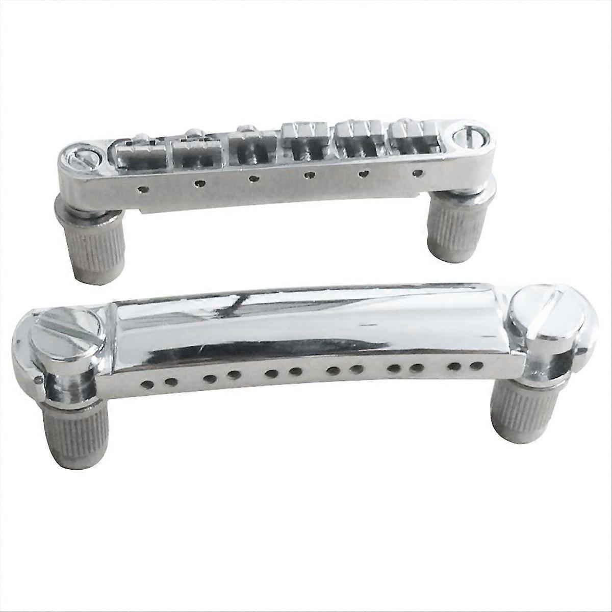 Electric Guitar Bridge,Standard 12 String Size Guitar Bridge Full Set