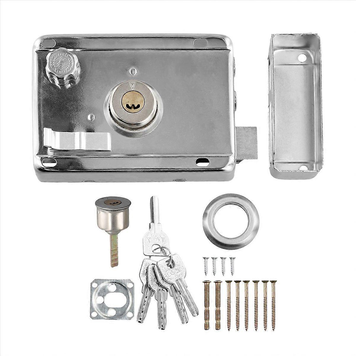 Exterior Door Locks Security Anti-Theft Lock Multiple Insurance Lock