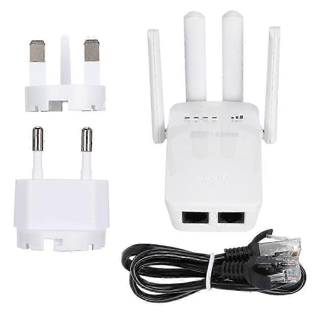 AC05 1200Mbps Dual-band High-power Wireless Router 3G 4G Wifi Enhanced Repeater 110-240V
