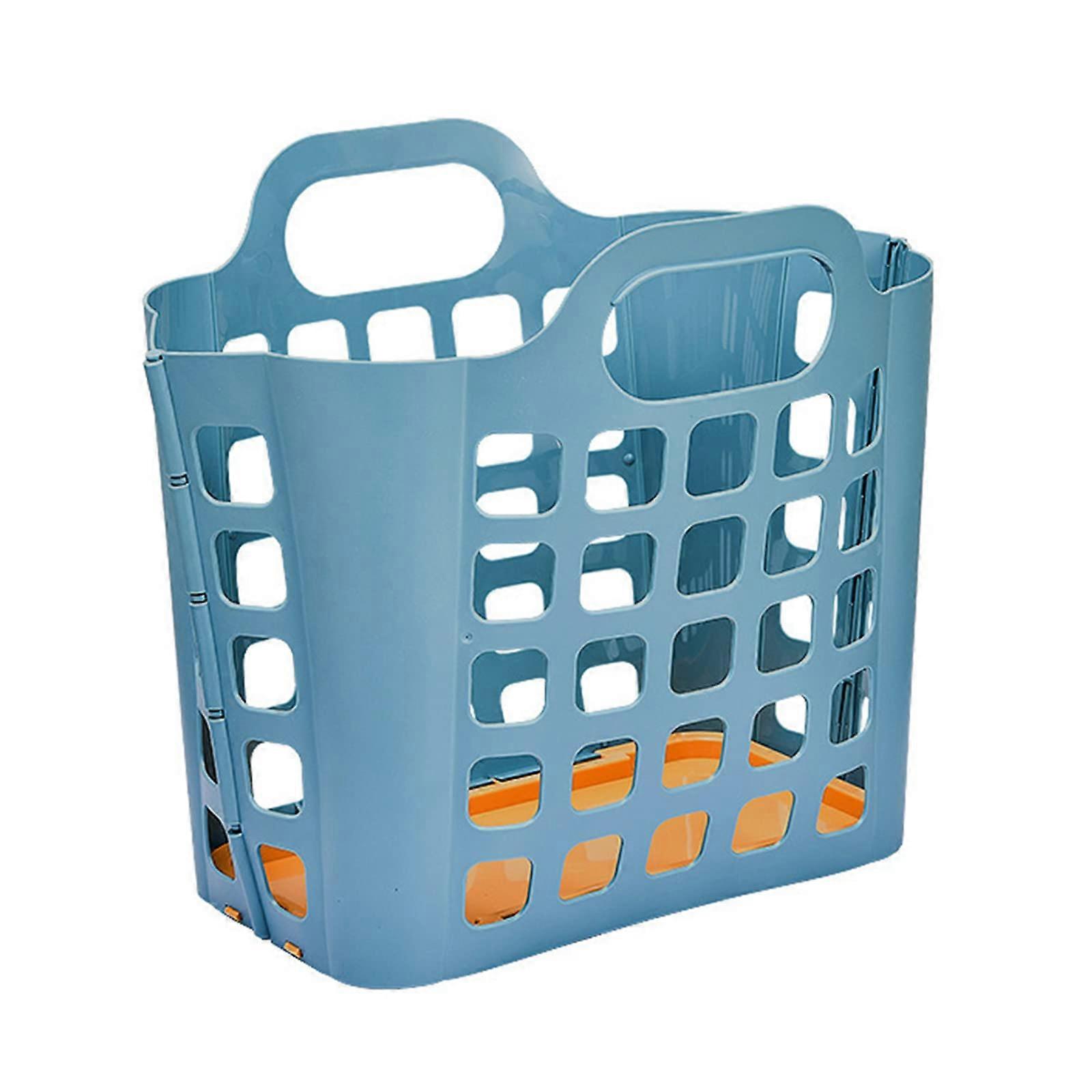 Creative Storage Box With Handle, Anti Slip Clothes Organizer Basket, Durable Large Capacity Household Container