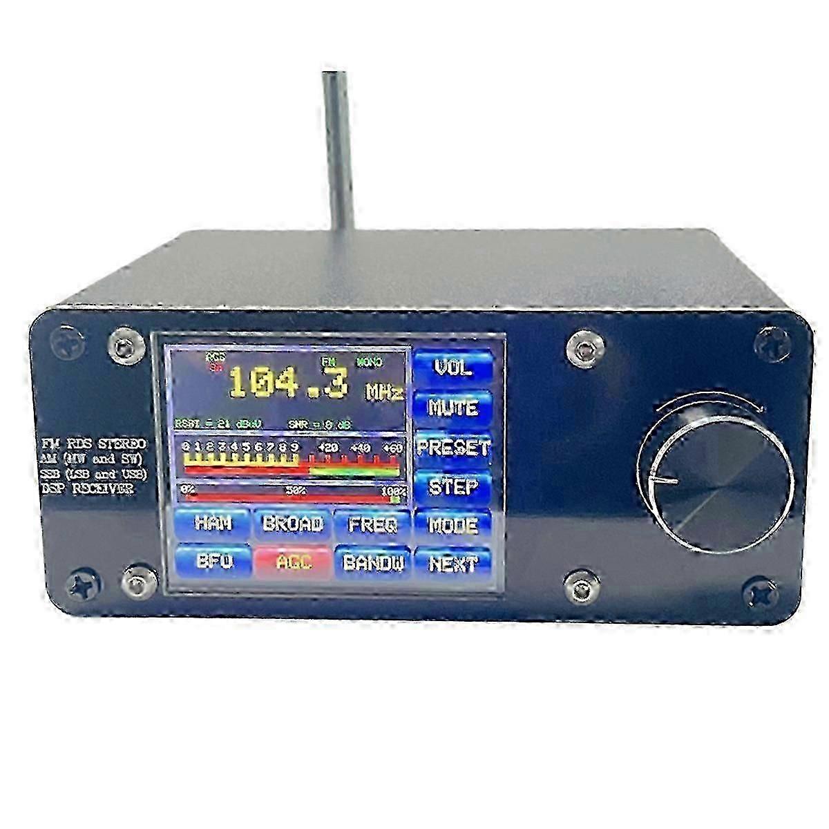 SI4732 Full-Wave Band Radio Receiver FM LW MW SW SSB Support Broadcast Searching 2.4inch Touching Screen Receiver js