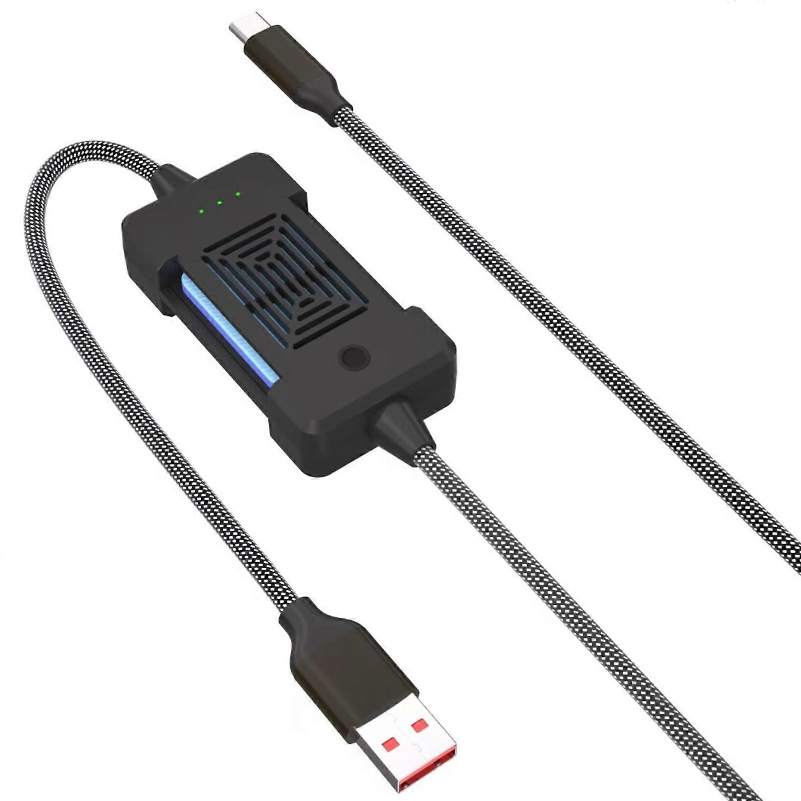 100W Type C Charging Line Insect Repelling Hand Heating Function Braided Fishing Net Design For Camping Winter Use Multicolor