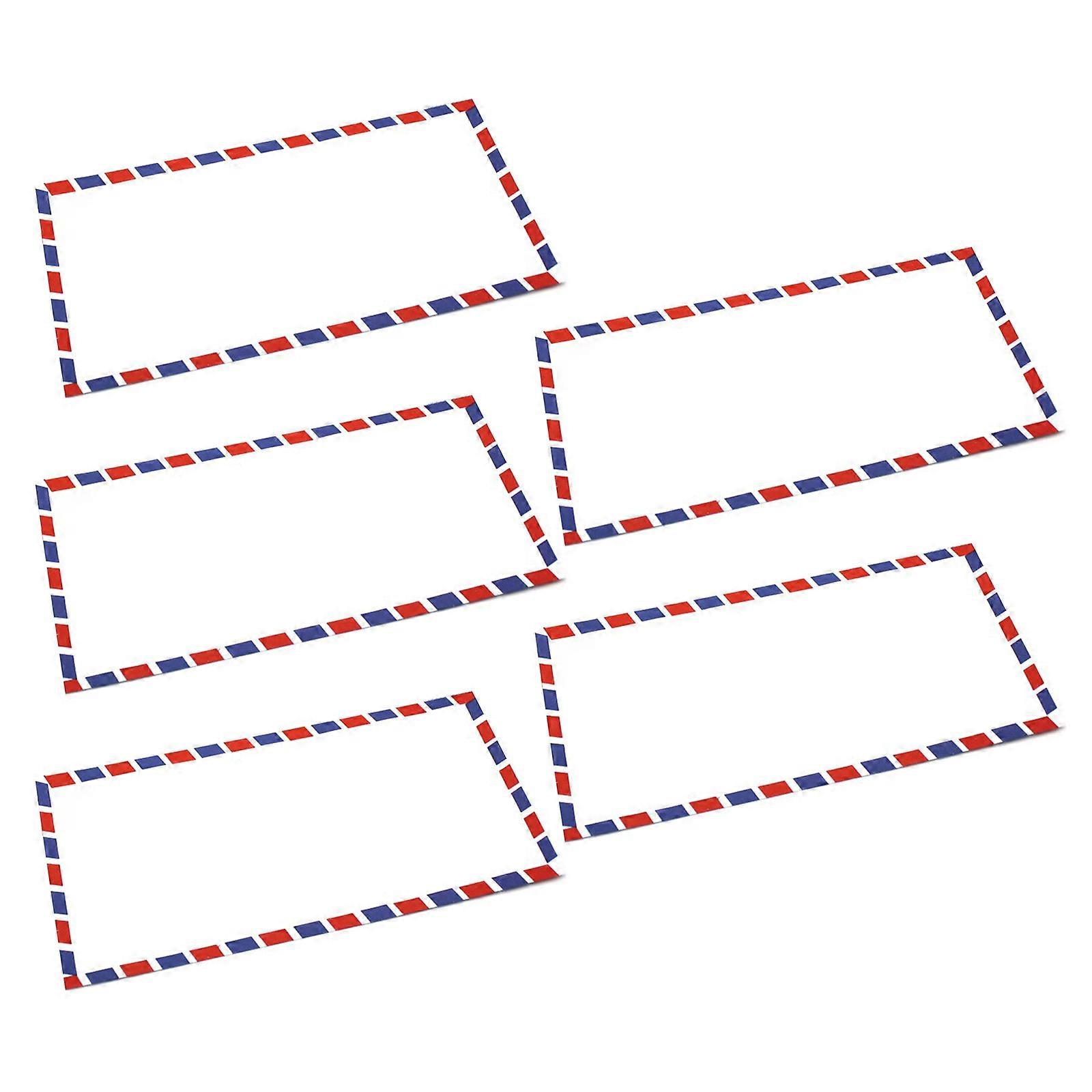 5/15/20pcs Envelope With Aviation Simple 115x225mm Airmail Envelopes for Parties Holiday Banquets Multicolor