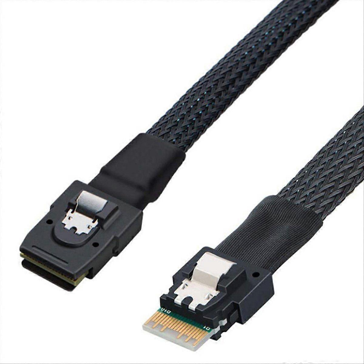 MINI SAS 8087 to SLIM SAS 8654 4i Server Internal High-Speed Connection Harness Target Data Cable