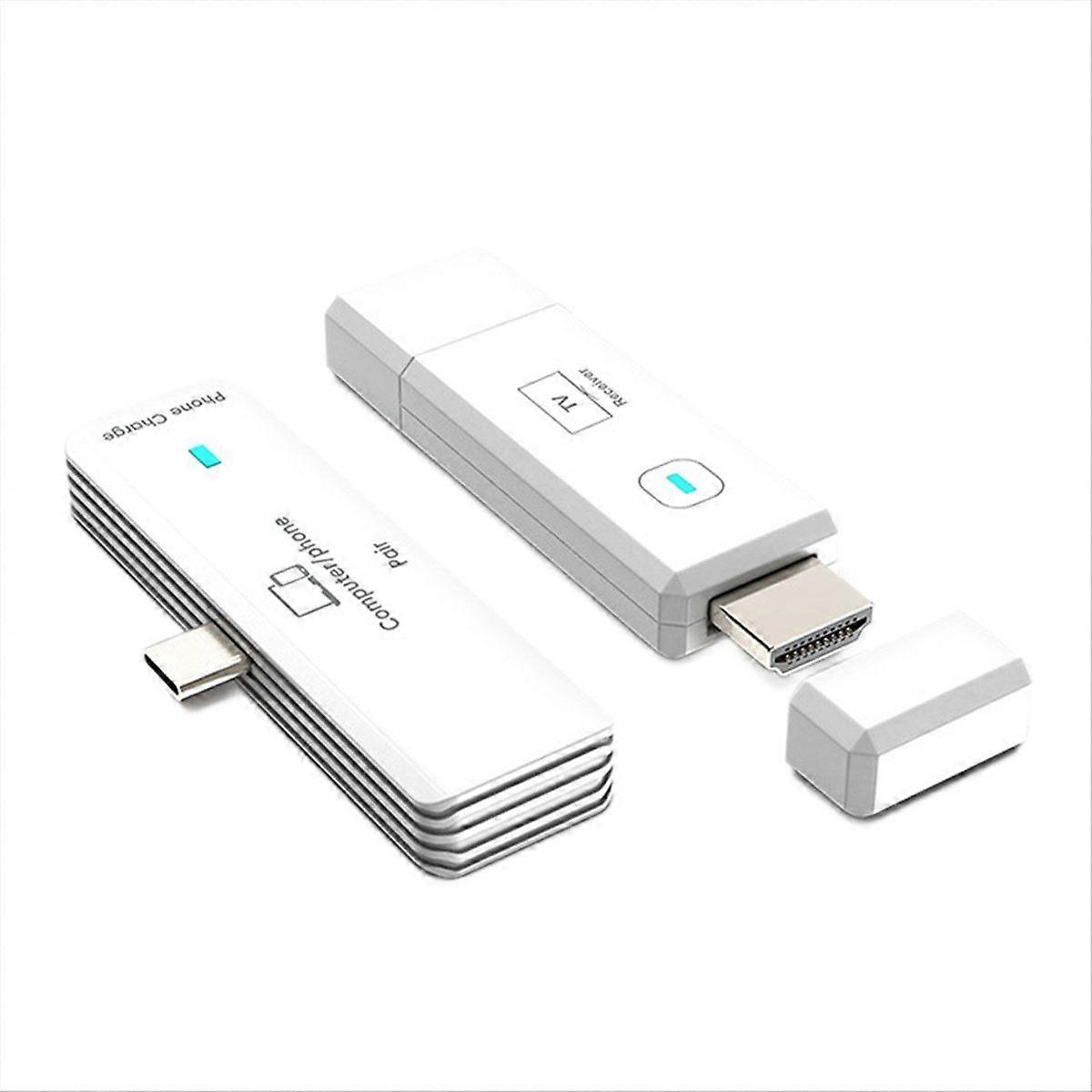 Wireless -Compatible Transmitter 1080p HD Video 5G Remote Screen Projector Type-C Mini Portable