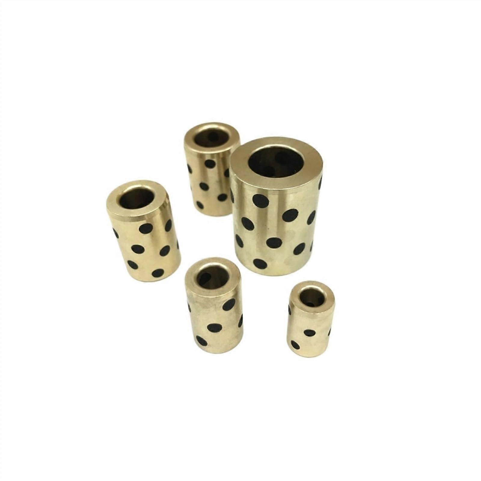 SelfLubricating Bearing Graphite Copper Bushing 10mm Inner Diameter 840mm Length 2 Pcs Set 10x14x25mm Linear Guide