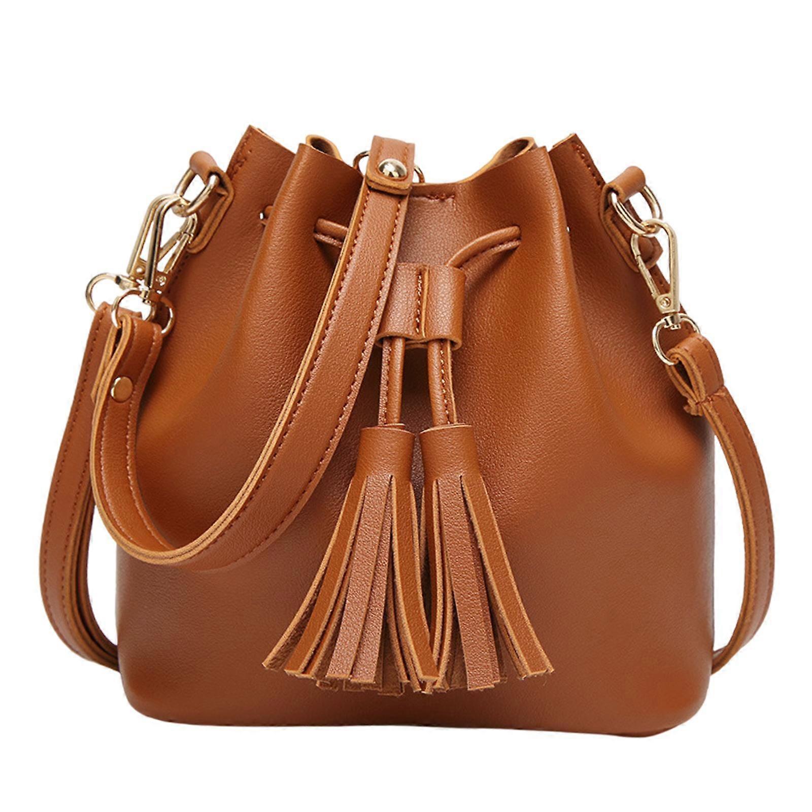 Modern Bucket Shoulder Bag Hobo Bag DRAWstring Shoulder