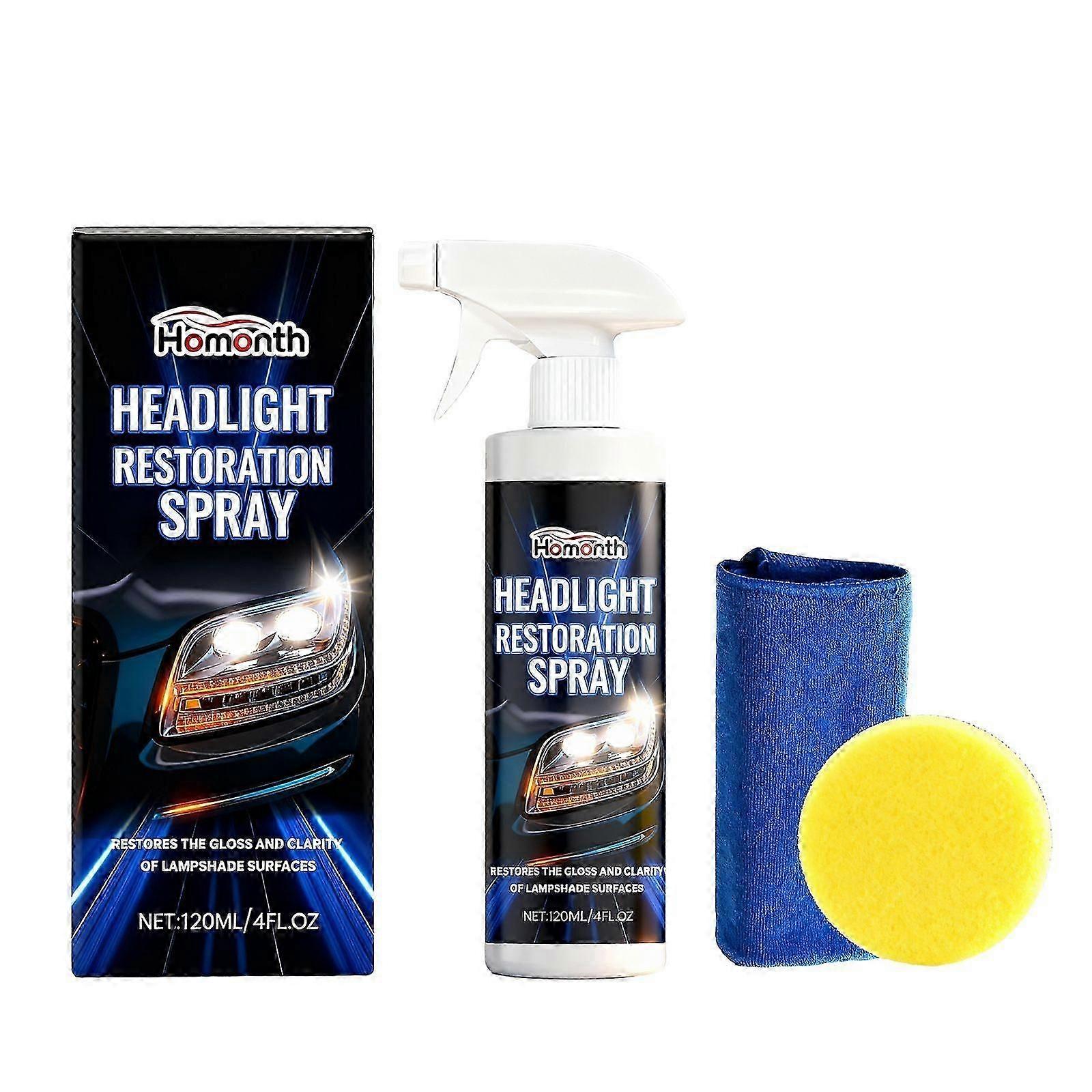 HHeadlight Care Spray Increase Vision Crystalistic Sense Maintenance Liquid