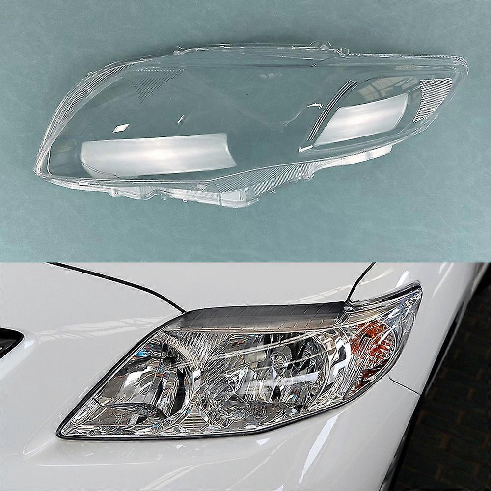For Toyota Corolla 2007 2008 2009 Headlamp Cover Transparent Lamp Shade Headlight Shell Plexiglass Replace Original Lampshade