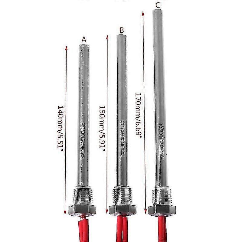 350W 220V 点火装置 ホットロッド ウッドペレットストーブ 10*140/150/170mm M16*1.5 10x140mm / 10x150mm / 10x170mm