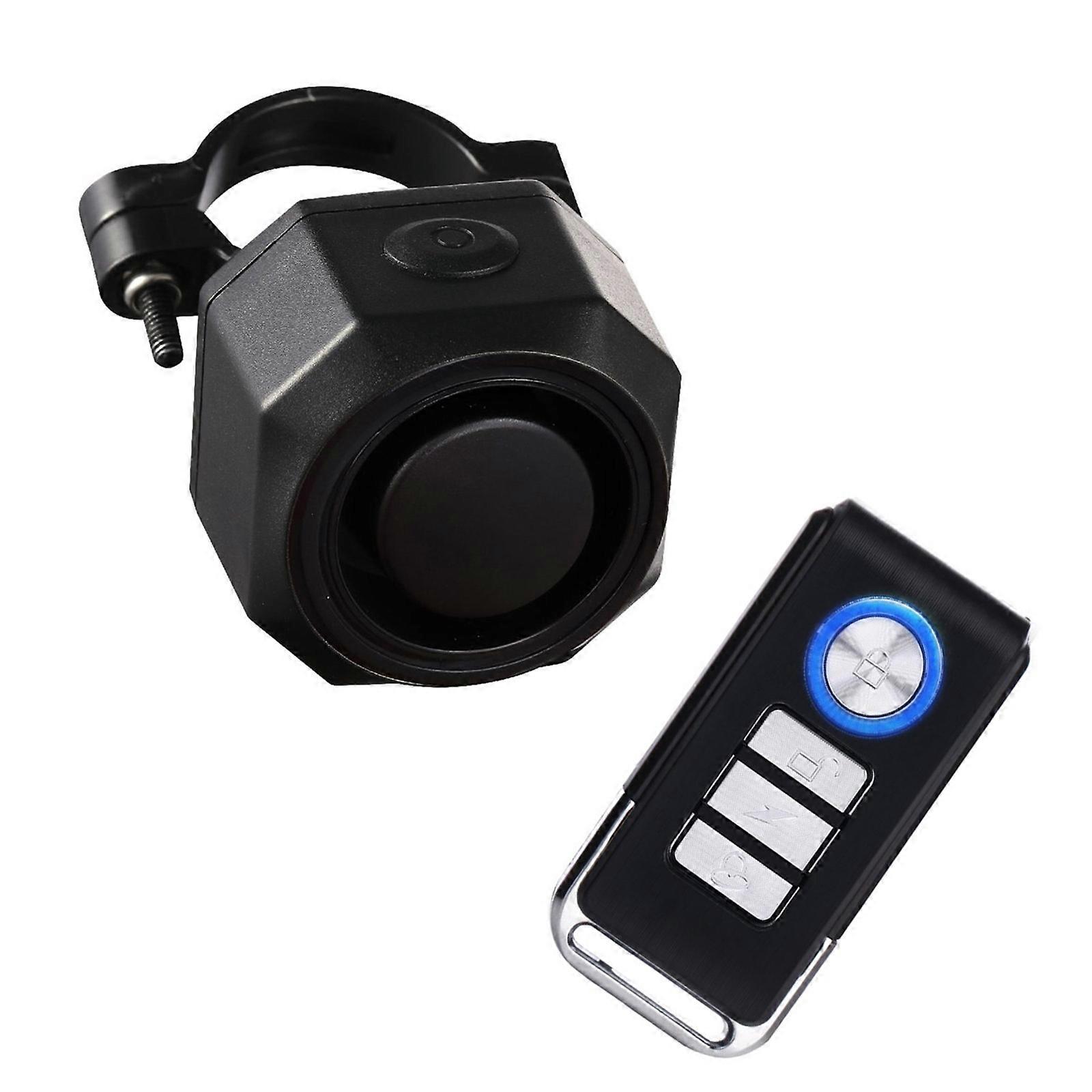 High Sensitivity Motorcycle Anti Theft Security Alarm With Waterproof Design And 3 Adjustable Volumes Levels Multicolor