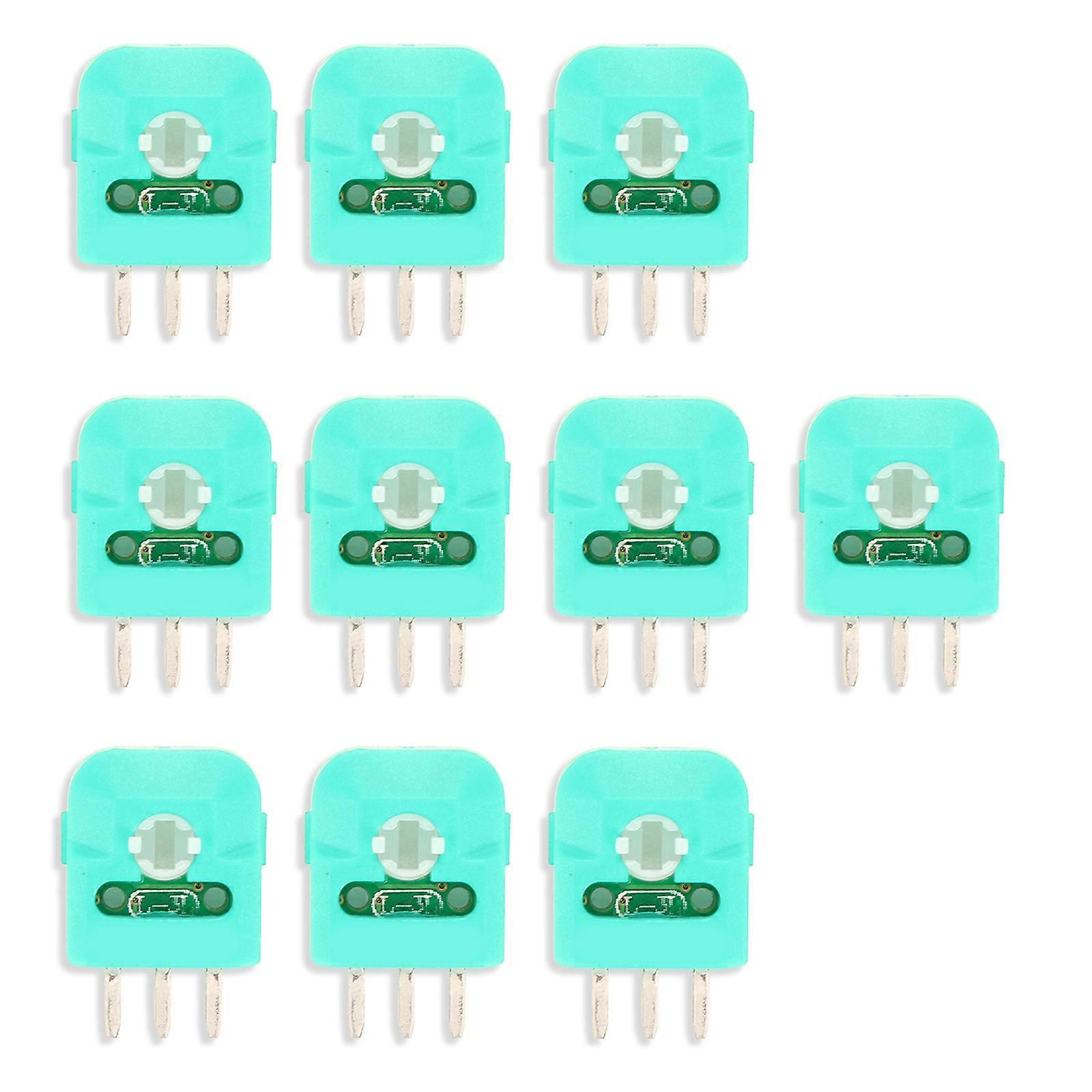 1/4/10pcs Repair Parts 3D Joystick Potentiometer Sensors Module Replacement Hall Effect Module Gaming Accessories Multicolor