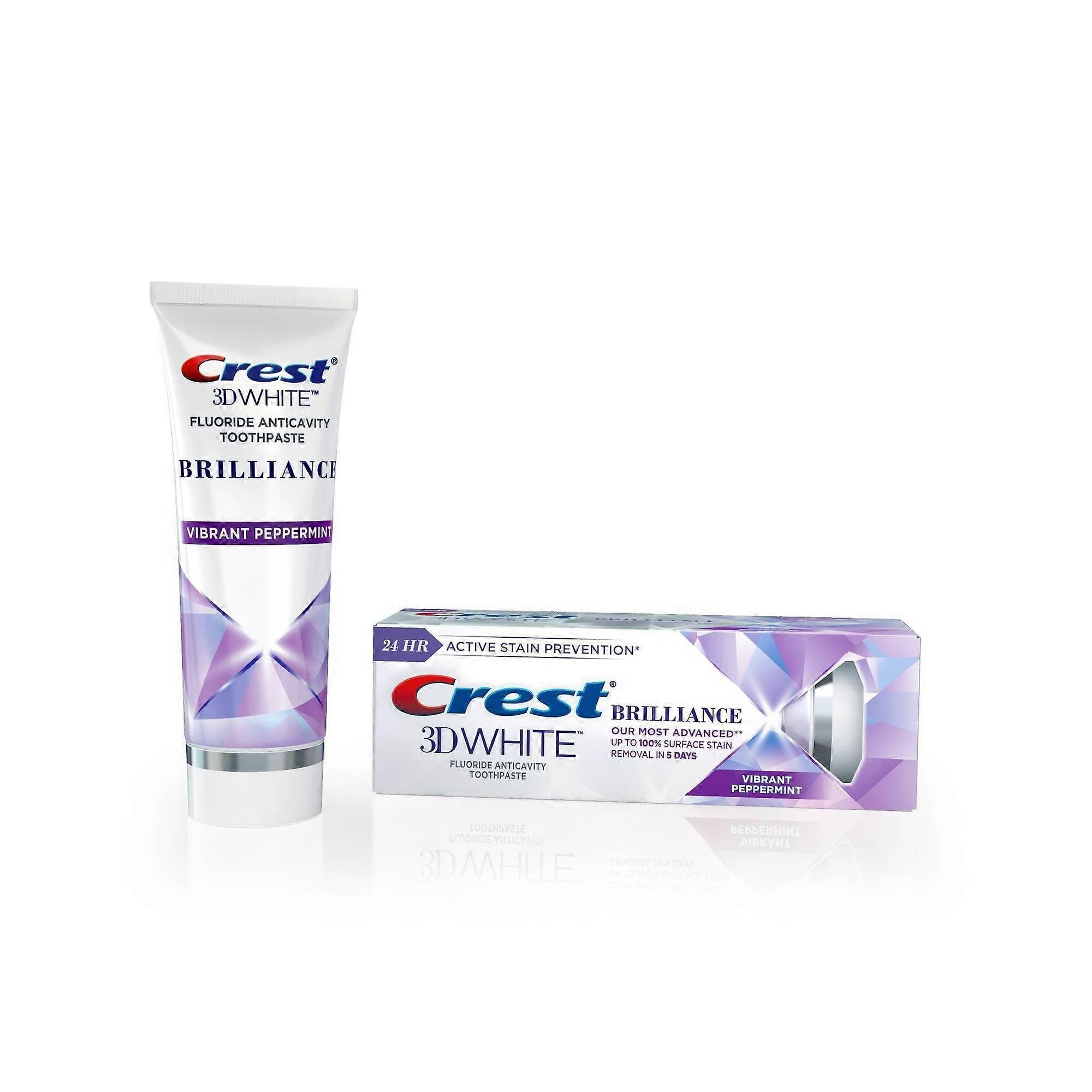 Crest 3d White Brilliance + 氟化物防蛀牙膏，3.9 盎司