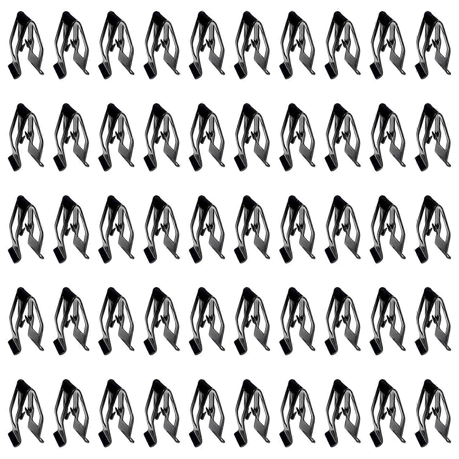 Interior Metal Retainer Clips Dashboard Panel Anti Slip Fixings Universal Application Assorted Pack for Multiple Vehicle Multicolor