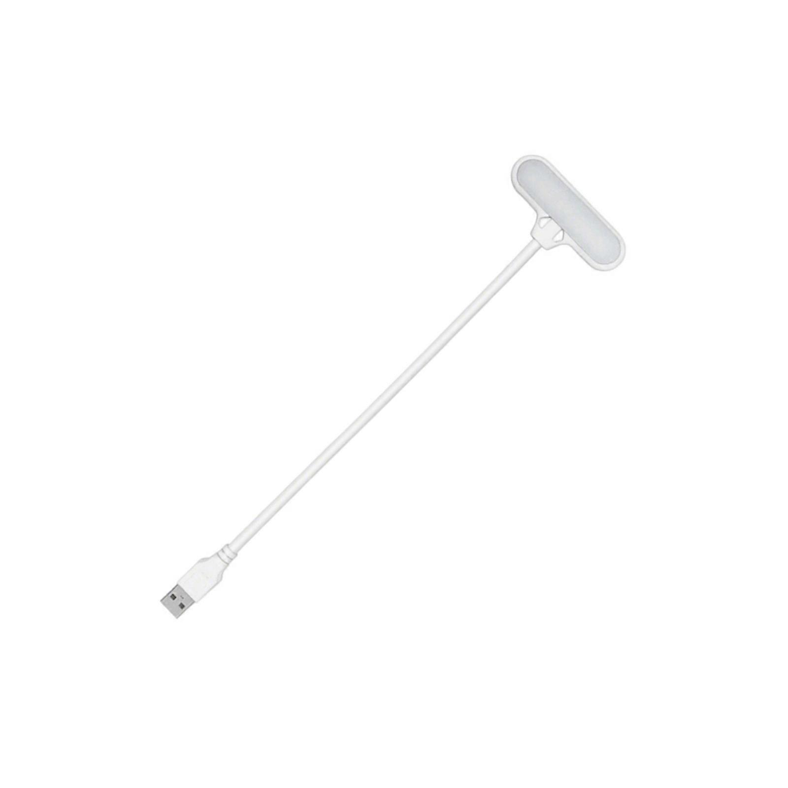 USB LED Light Portable Reading Light Small USB Lamp Flexible Foldable Light For PC Notebook Laptop Accessories  White