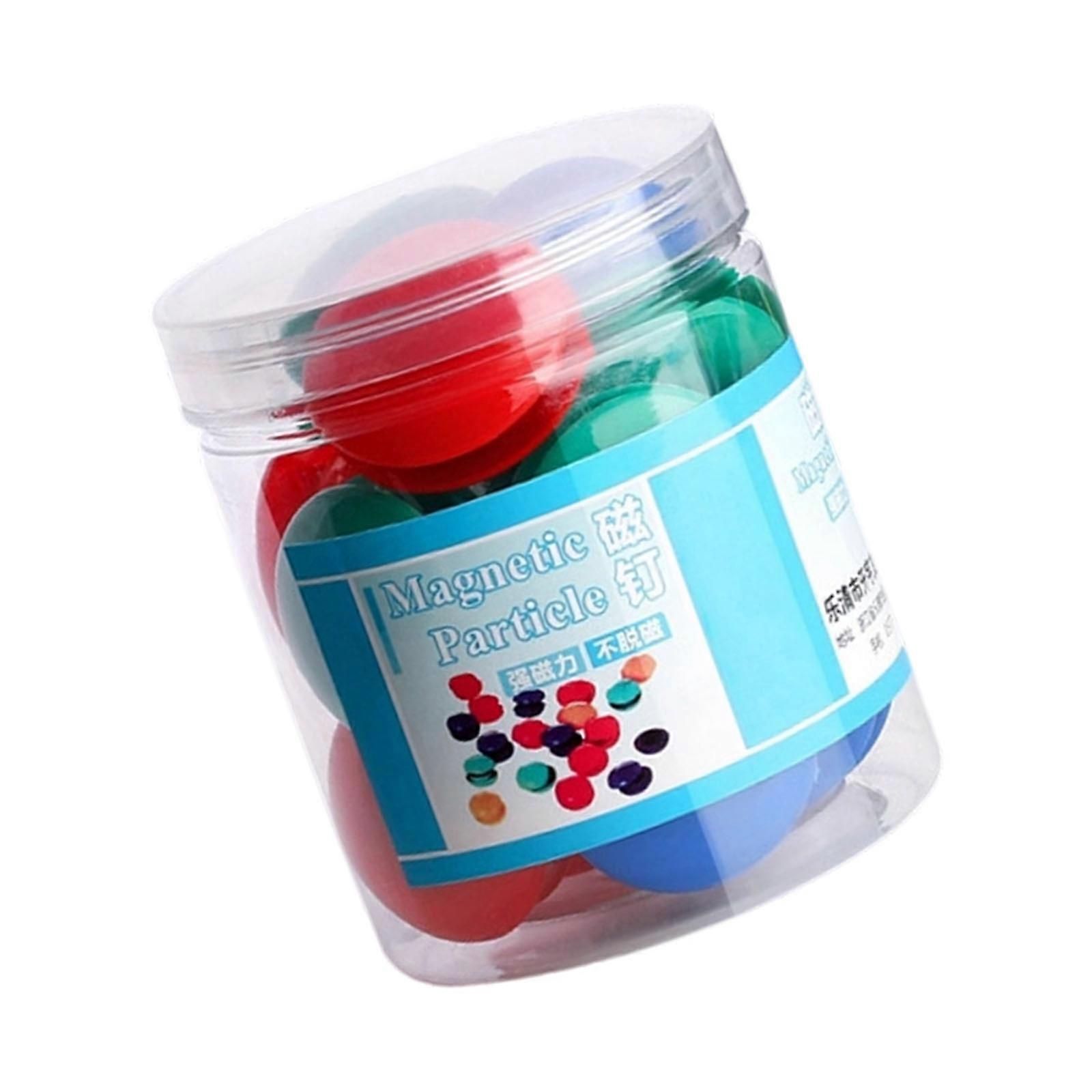 Assorted Color Magnetic Board Buttons Reusable School Office Supplies Colorful Fridge Magnets For Kids Art Projects Multicolor