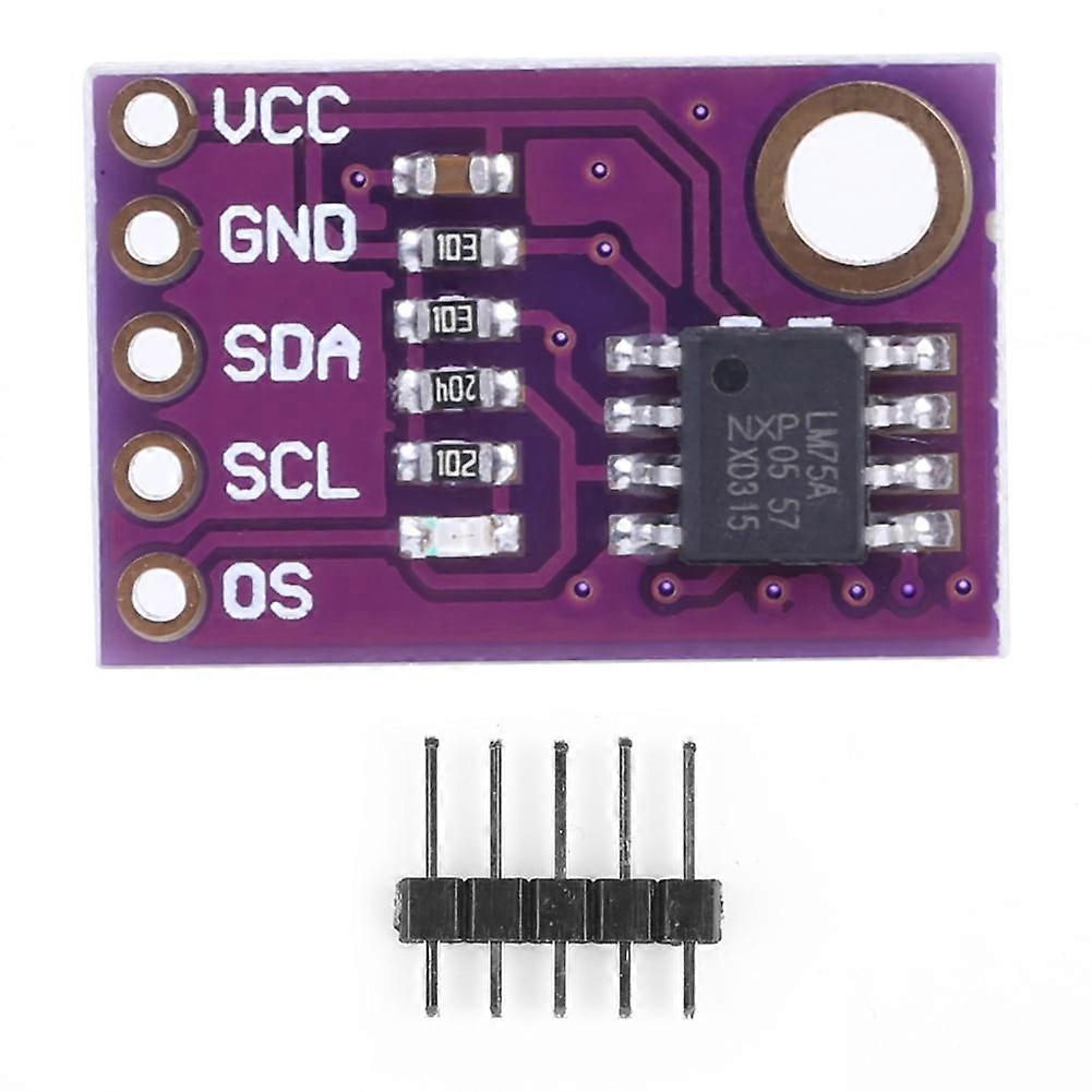 jixopn LM75A CJMCU-75 Temperature Sensor Module High-speed I2C IIC Interface Development Board High Precision Development Board for Arduino