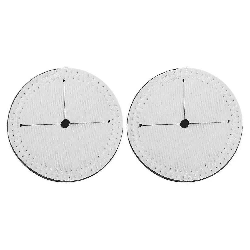 Red Wine Glass Base Covers Sublimation Drink Insulator Coasters 2Pcs Set