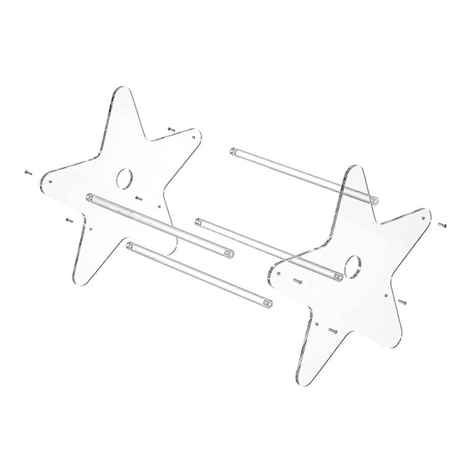 מחזיק תצוגה נייד אקרילי לתקליטים, שקוף ועמיד, מדף תצוגה לחיסכון במקום, ארגונית לספרים, מוזיקה ומזכרות, צבעונית