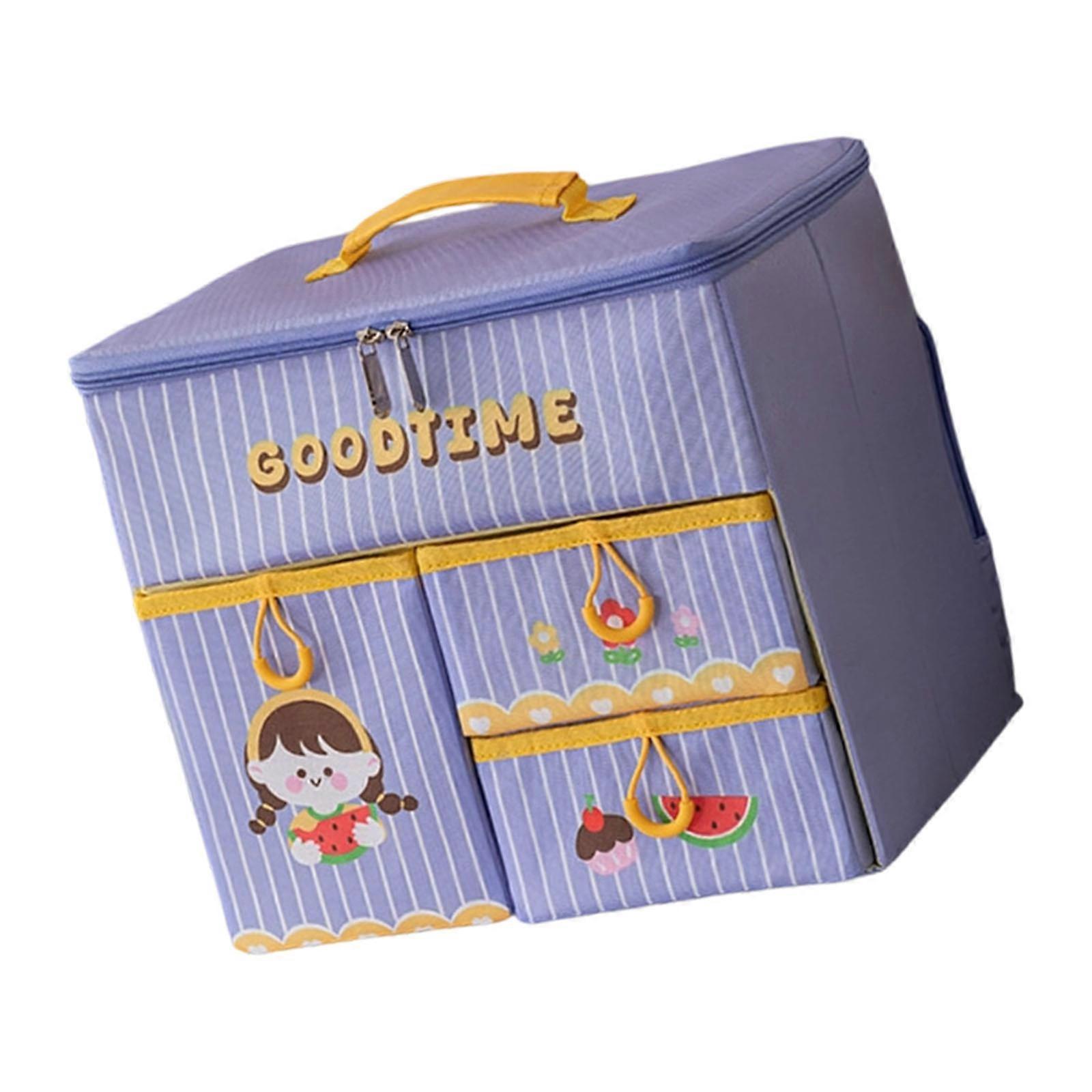 Travel Friendly Jewelry Storage Case With Sliding Trays And Multi Layer Cosmetic Organization System Multicolor