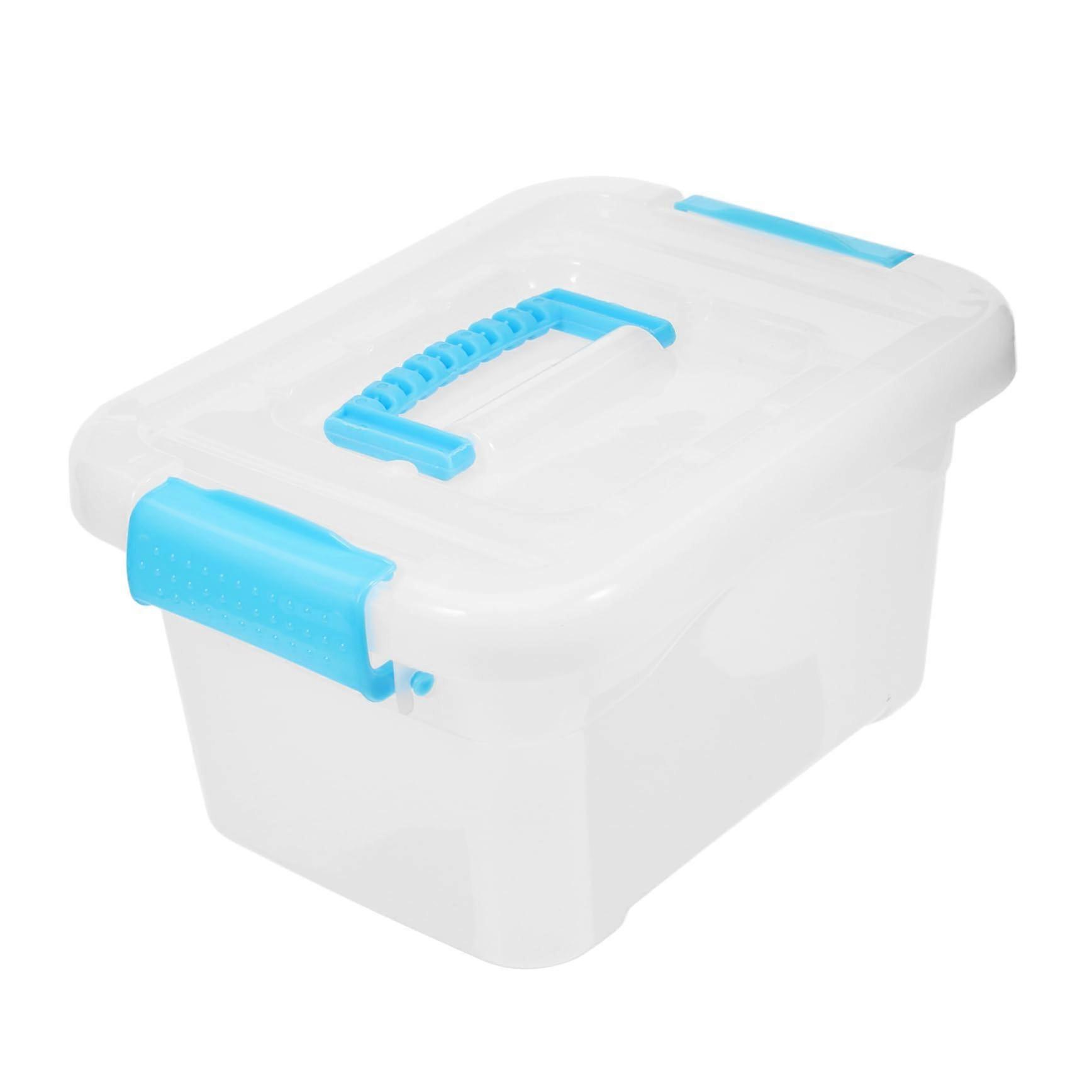 Laundry Storage Bins with Lids Plastic Organizer Boxes for Laundry Room Dryer Essentials