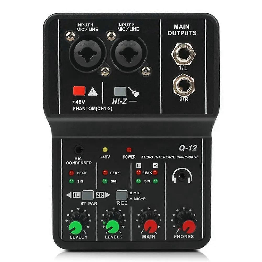 Professional Audio Mixer Sound Card for Studio Singing Computer PC
