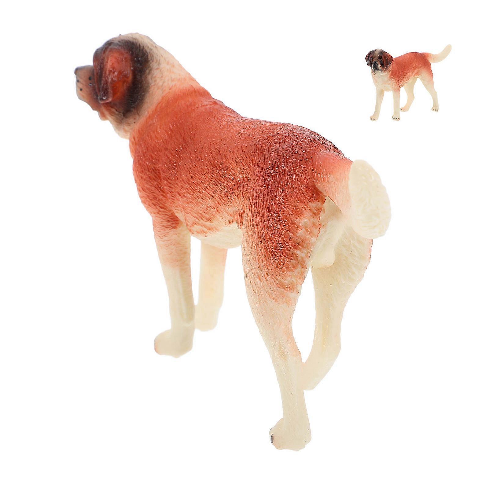 Dog Model Simulation for Decor Use PVC Standing Dog Figurine