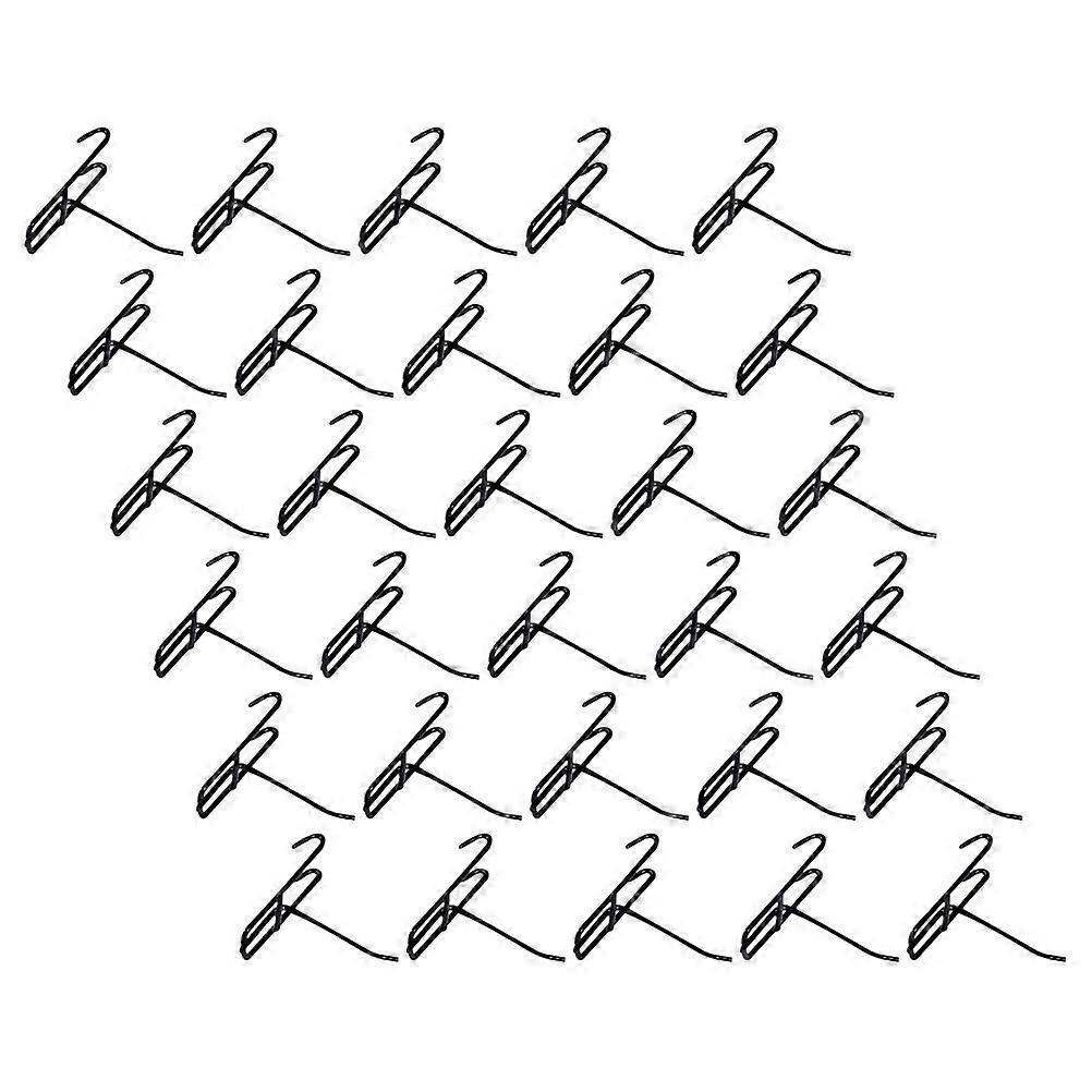Metal Grid Wall Hooks for Hanging Clothes 50Pcs Durable Storage Hangers