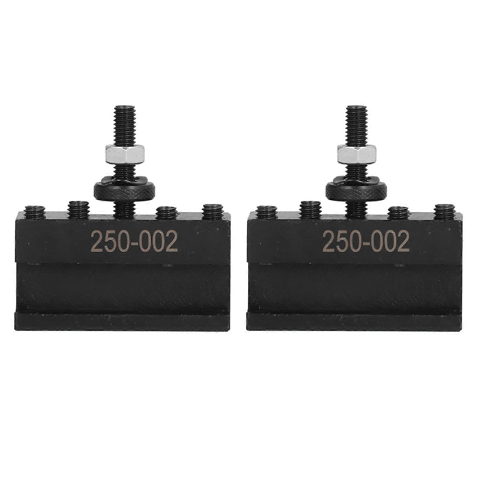 2 Pack Tool Post Holder 250002  Speed Steel CNC Lathe Turning Facing Boring Fixture