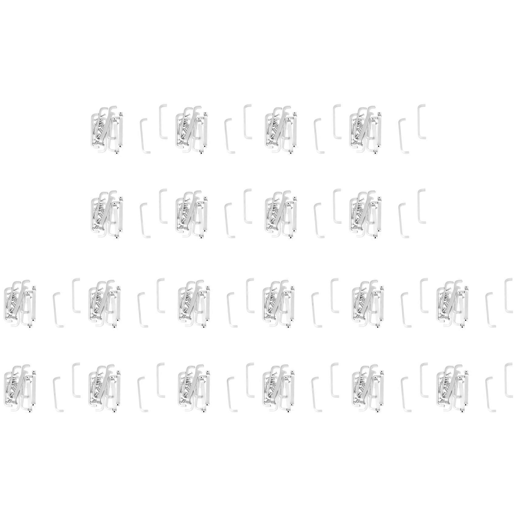 200x Door Drawer Pull Knob Cabinet Handle Hardware - Matte Silvery