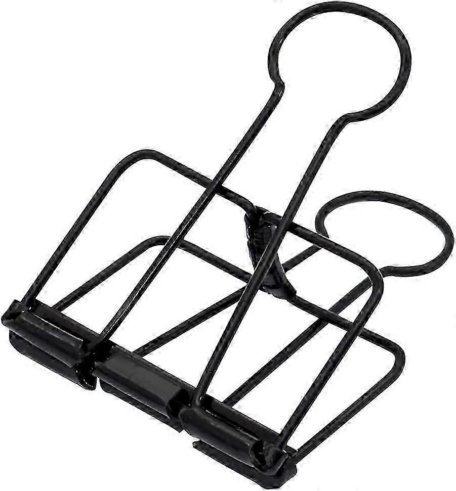 Clip per raccoglitore extra large Clip a coda lunga cava 3,2 cm multicolore, grandi morsetti di carta per forniture scolastiche per ufficio (10 pezzi) (D-V2)