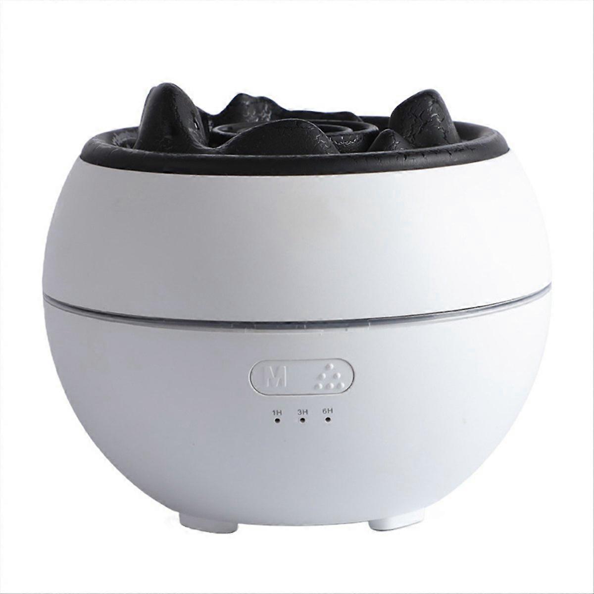 Simulated Volcano Lava LED Light Humidifier Misting Air Humidifier,B