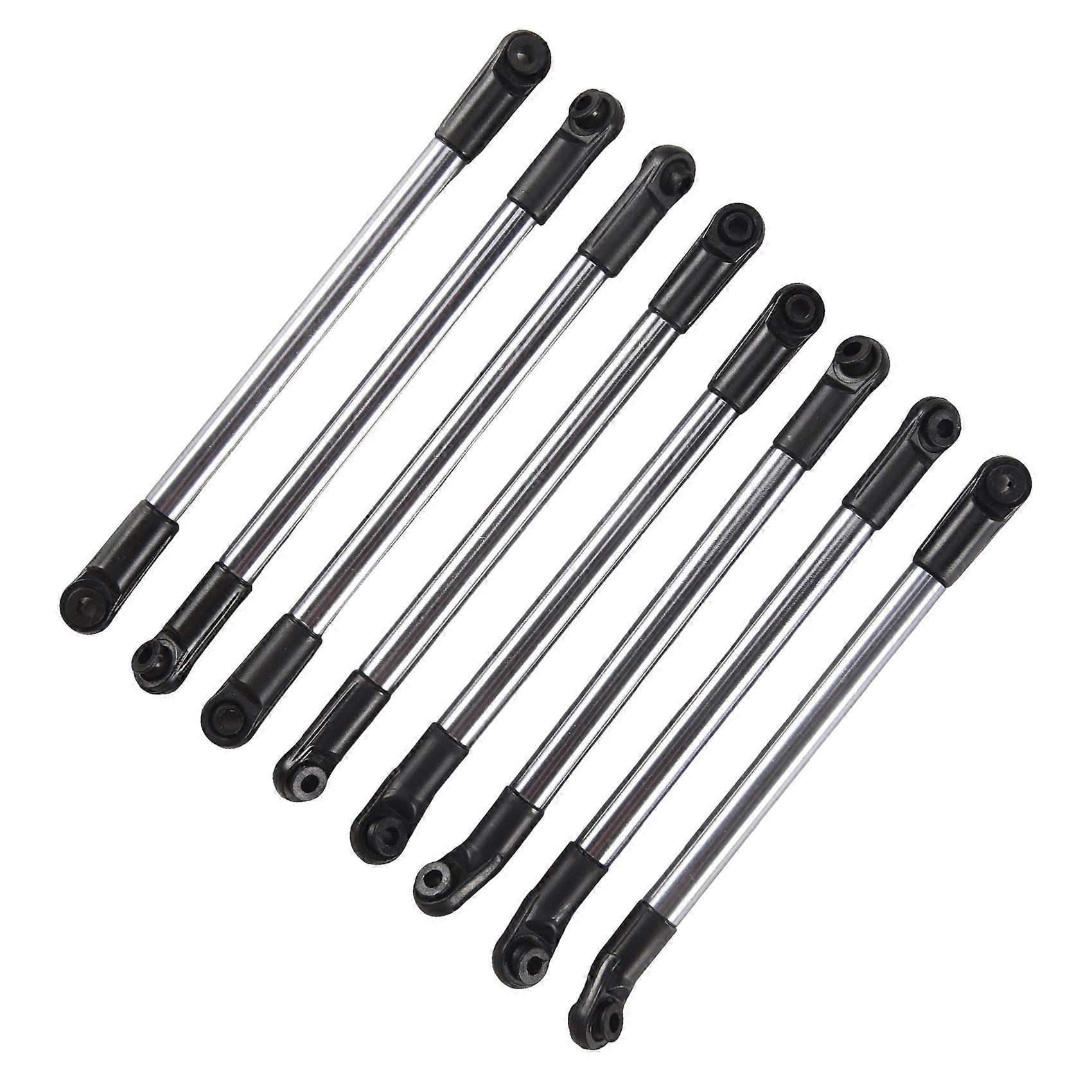8Pcs Metal Link Rod Pull Rod Wheelbase for 1/10 RC Crawler Car Axial SCX10 90027 RC4WD D90 D110 CC01 TF2 MST