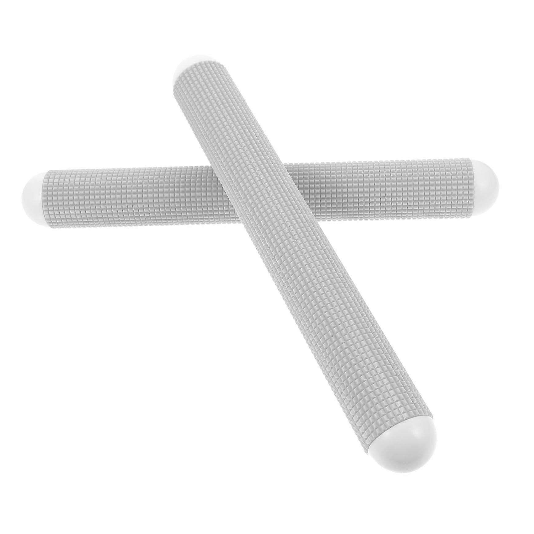 2PCS Large NonStick Silicone Rolling Pin Set for Baking Pastry Dough with Ergonomic Grip Gray